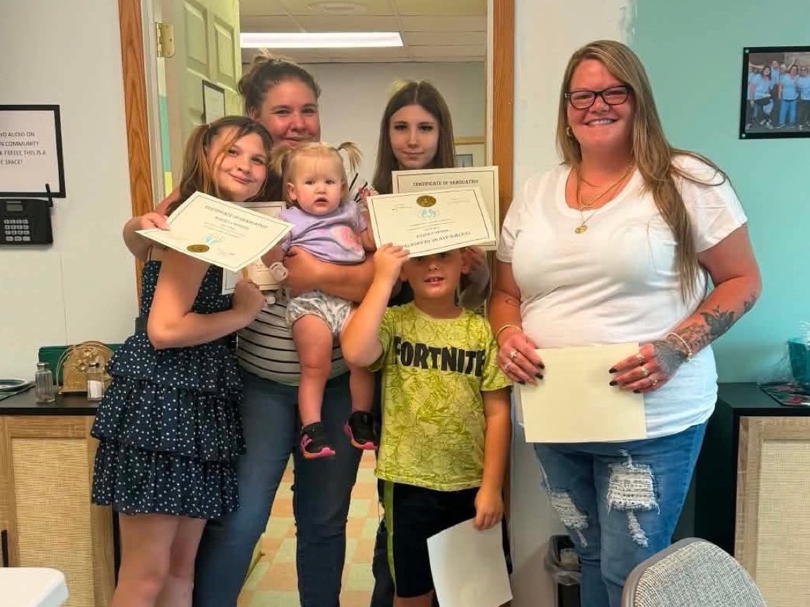 Families supported by Hope For All in Charleston, West Virginia.